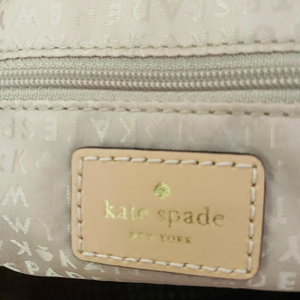 Rare kate spade Lott Street Francis Natural/Gulabi tote